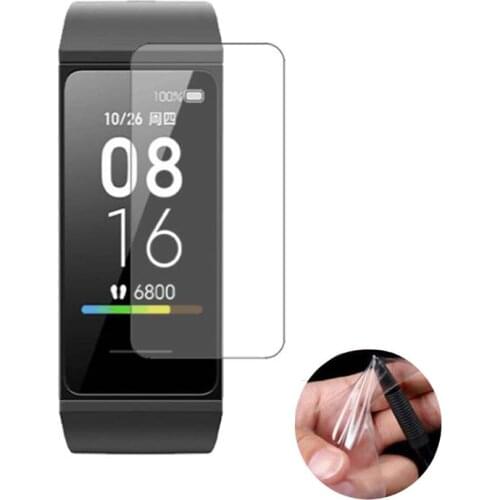 3pcs PET Soft HD Clear Protective Film Guard For Xiaomi Redmi Band 4C Smartband Smart Wristband Bracelet Screen Protector Cover