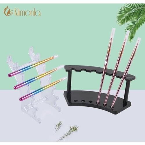 1 Set Nail Art Brush Holder Nails Salon Brushes Pen Rack Accessory Carving Carrier Storage Manicure Tool Acrylic Holder Stand