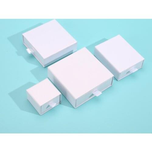 12Pcs Fashion Jewelry Boxes And Packaging Drawer Box Ring Bracelet Necklace Earring Holder Display Paper Gift Boxes