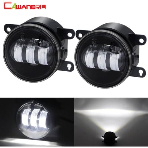 2 x Car LED Fog Light Front Bumper Fog Lamp DRL 30W 6000LM For Renault Duster Clio Scenic Megane Twingo Kadjar Kwid Trafic Lodgy