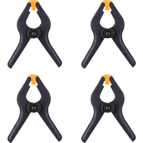 4pcs/lot 3inch Plastic Woodworking Clamp A-type Spring Clip Spring Clamps For Woodworking Picture Framing Tools