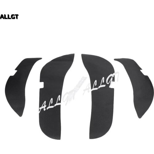 4pcs Car Door Inner Anti Kick Carbon fiber Film Sticker For Benz C W205 15-17