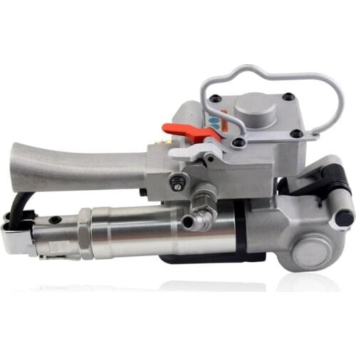 AQD-25 portable PET plastic belt pneumatic baler PET baler friction hot melt free buckle baler