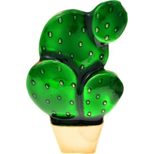 CINDY XIANG Trendy Cactus Enamel Pins Custom Brooch For Women And Men Shirt Lapel Bag Funny Plant Badge Jewelry Gift for Kids