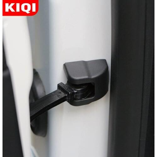 KIQI 4Pcs/Set ABS Car Door Lock Protection Cover for Peugeot 208 2015 - 2019 Doors Stopper Cover Accessories