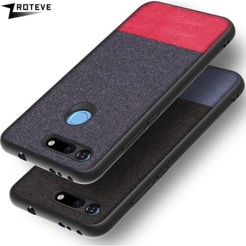 Case For Honor View20 Soft Silicone TPU Canvas Back Cover Fashion Fabric Case For Huawei Honor View20 View 20 V20 Phone Cases