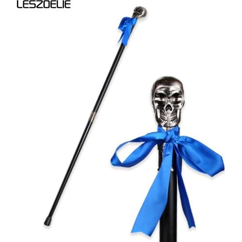 Skull-Head Steampun Walking Canes For Men Fashion Decorative Walking Stick Gentleman Luxury Elegant Hand Cane Knob Walking Stick