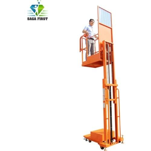 Machine Used for Taking Box Cargo From Rack Shelf Electric Order Picker