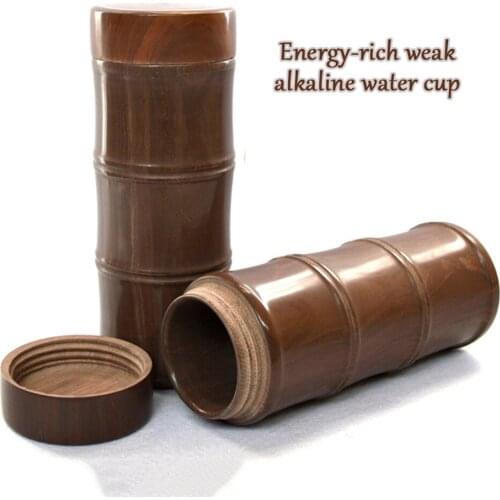 ENERGE SPRING Natural Muyu Stone cup Single Layer Tea Cup Health energy Water Cup Energy Weak Alkali Cup business Gift Cup