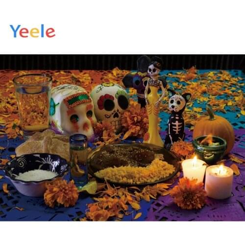 Yeele Day of the Dead soul Miss Customized Party Decoration Cloth Photographic Background Photography Backdrops For Photo Studio