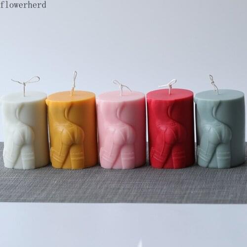 Cylindrical Candle Mold Resin Mold Scented Candle Silicone Mold Baking Tools for Cakes DIY Candle Making Kit Polymer Clay Molds