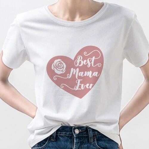Mothers Day T Shirts 2021 Spain Fashion Woman Wholesale Womens Clothing for Resale Remate Clothes Free Shipping Ropa Mujer