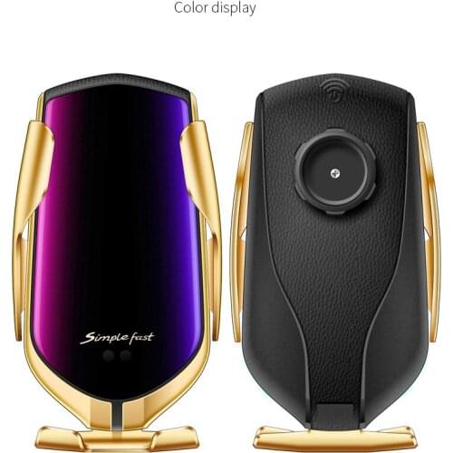 Intelligent Infrared Induction Car Wireless Charging Magic Clip R Automatic Car Mobile Phone Holder Wireless Charger Type Origin