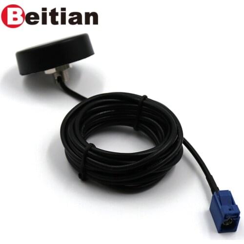 BEITIAN Fakra-K High Gain GPS GLONASS Ceramic Antenna Active Amplifier Set Screw Ceiling BN-D33FK