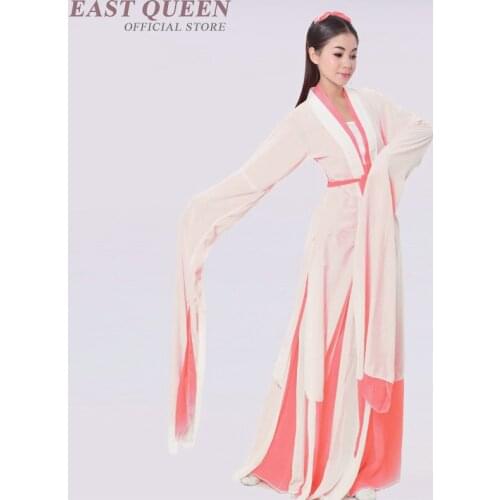 Wholesale Chinese Folk Dance Chinese Fairy Costume Fency Dance Wear National Yangge Clothing Hanfu Stage Dresses FF017 YQ