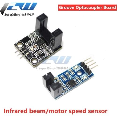 Speed ​​Sensor Module,Slot Type 3.3V-5V Tachometer Sensor,Counter Module Generator Tachometer for Arduin o/51/AVR/PIC Kit Diy