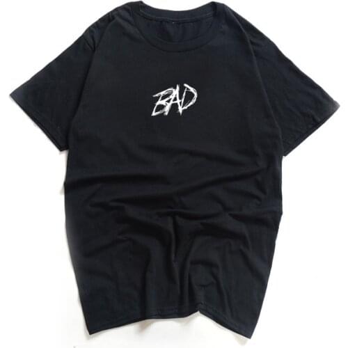 2019 Xxxtentacion Bad Vibe Forever T Shirt Men Women Xxxtentacion Sad Print Short Sleeves Hip Hop Swag Streetwear Men T-Shirts