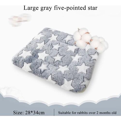 Soft Fleece For Hamster Mat Small Animals Bed for Cat Rats Pet Rabbit Warm Blanket Guinea Pig Sleeping Bed Hamster Accessories