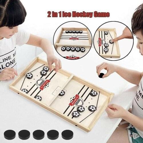 Table Board Games Football Winner Games Fast Hockey Sling Puck Game Parent Child Interactive Party Toy Family Home Board Game