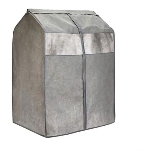 Non-woven Thickened Suit Cover Dust Cover Wardrobe Hanging Bag Storage Coat Cover Hanging-type Suit Protect Organizer Bag