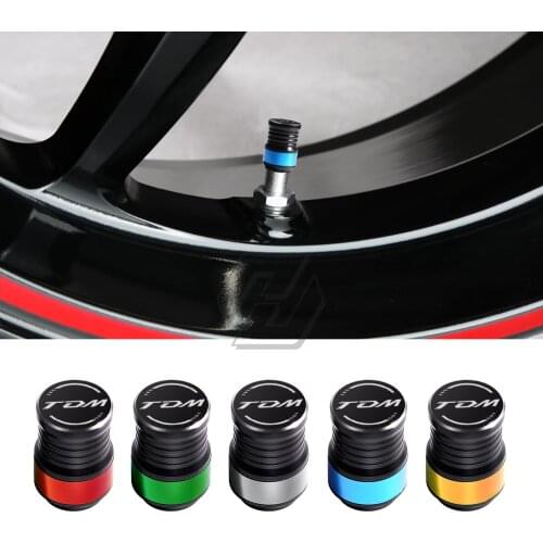 For Yamaha TDM850 TDM900 TDM 850 900 Rim Motorcycle Accessories Valve Stem Cap Set Case