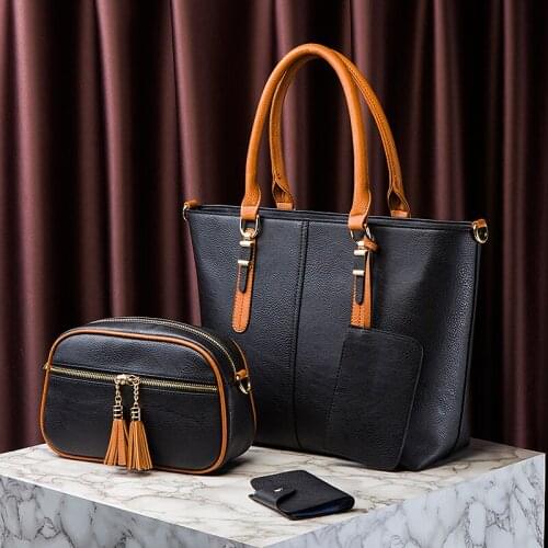 Solid Color Womens Hand Bags PU Leather Ladies Handbag Business Briefcase Designers Luxury Totes Fashion Female Top Handle Bag