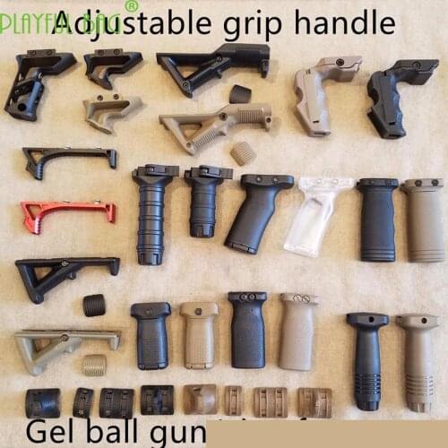 Outdoor sports gel ball gun is modified with guns FAG TD quick remove the RVG tail L type grip with the flashlight/foot frame
