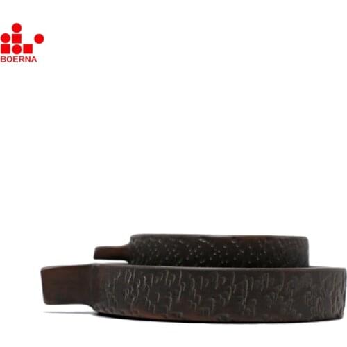 BOERNA Handmade nixing no yixing pottery tea tray Chinese double layer saucer tea tray with fine graphite shape teapot tray