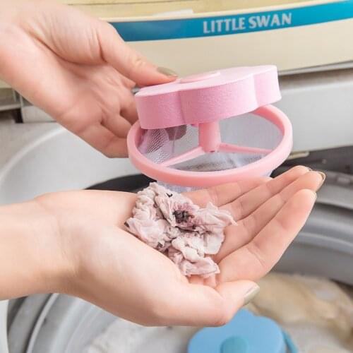 Plum-shaped Washing Machine Hair Cleaning Net Laundry Mesh Wash Bag Washing Machine Floating Filter Net Bag Lingerie Household