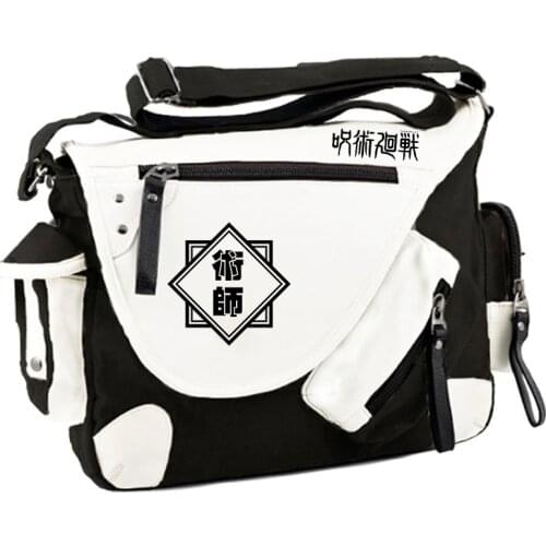 Anime Jujutsu Kaisen Cosplay Unisex Student School Bag Satchels Shoulder Messenger Crossbody Travel Laptop Fashion Daily Gifts