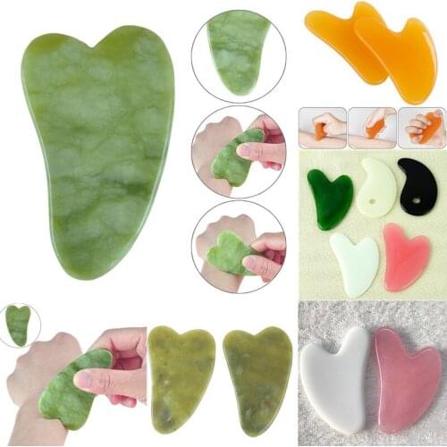 SPA Massage Beeswax Acupuncture Guasha Scraping Massage Scraper Face Massager Acupuncture Gua Sha Board SPA Massage Tool