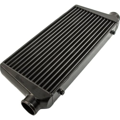3" 600x300x76mm Alloy Turbo Intercooler Black with 3" Inlet Outlet