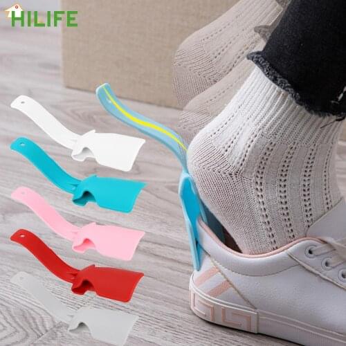 Lazy Wear Shoe Horn Shoes Heel Protection Quick Wearing Shoe Tool 2 piece/Set Convenient Helper Shoehorn