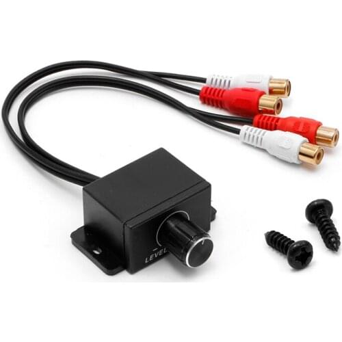 Universal Car Audio Amplifier Bass RCA Level Remote Volume Control Knob LC-1 New