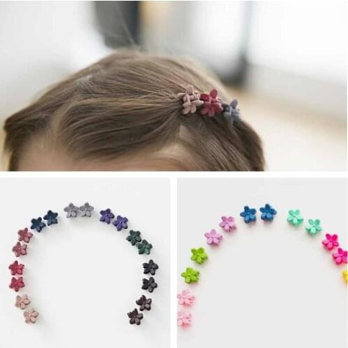 5PCS/Lot Cute Flowers Hair Clips Dull Polish Hairpin for 1/6 1/3 1/4 1/8 Dolls Decor Accessories