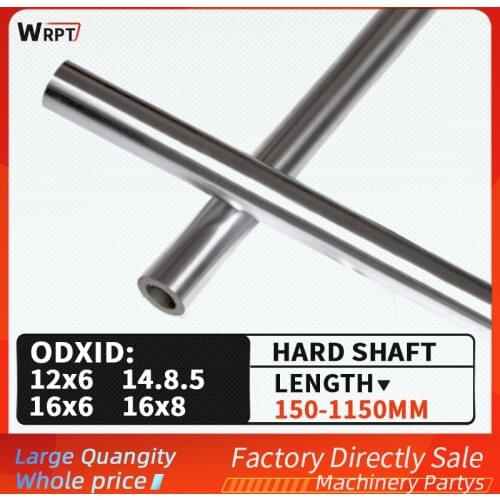 1/2PCS 12mm / 14mm / 16mm cylindrical hollow optical axis linear guide chrome-plated hard shaft guide, L = 150mm-1150mm