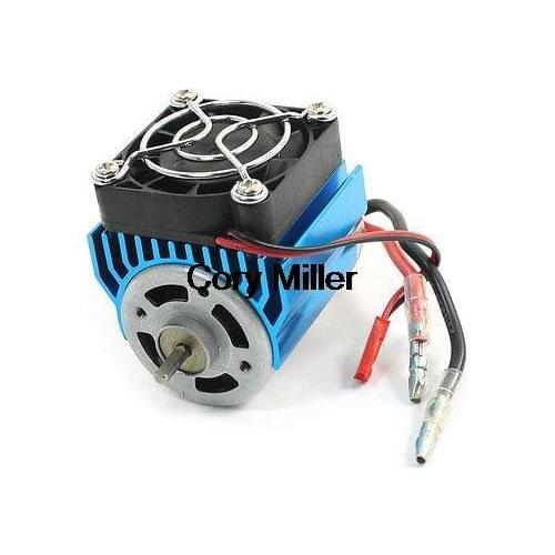 7.2-16VDC 32000RPM 2mm Shaft Dia 2-Pins Rotating Motor w Heat Sink