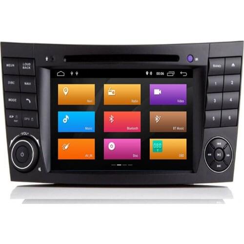 Auto Multimedia Player 2 Din Android 10 4+64G For Mercedes/Benz/E-Class/W211/CL 8 Core 4GB RAM Car GPS DVD Radio USB DVR FM DSP