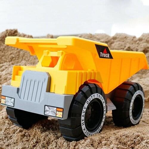 Children Classic Simulation Inertia Engineering Car Toy Sand Truck Bulldozer Car Toy Kids Baby Beach Playing Sand Toy Tool