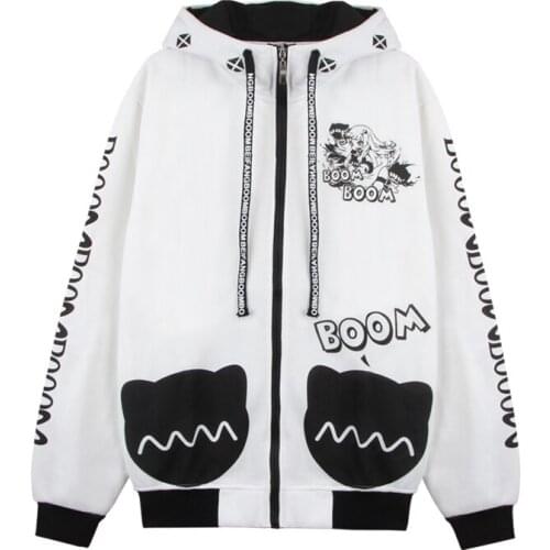 Anime Kantai Collection zipper Hoodie outwear Jacket anime cosplay costume women girls clothes zipper coats and jackets