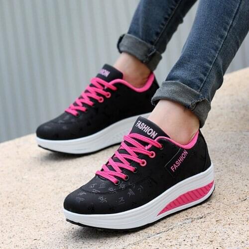 Women Sneakers 2021 Breathable Wedges sneakers Platform Vulcanize Shoes Woman Casual Shoes tenis feminino designer sneakers