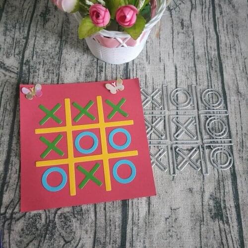 New chess metal cutting mold, used for DIY scrapbooks, cards, photo album and photo frame decoration, handmade crafts