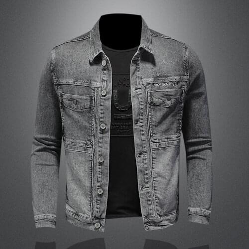 MIAMOOM Mens Denim Jackets