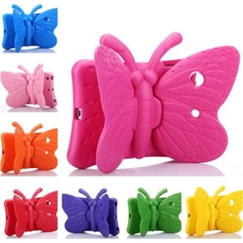 New For Cute Cartoon 3D Butterfly Case for Apple iPad Mini 1 2 3 4 5 Lightweight child shockproof case for iPad 11 inch case