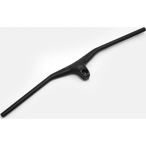 New Full Carbon Fiber MTB Bicycle Handlebar Integrated Stem UD Carbon Flat Bar Cycling Bike Parts Length 600mm to 800mm Matte