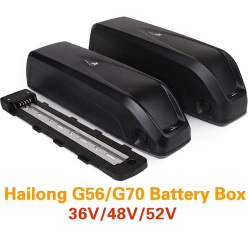 Original HaiLong G56 G70 Battery Housing Electric Bicycle Battery BOX Ebike Battery Case 36V 48V Nickle Strips 18650 cell holder