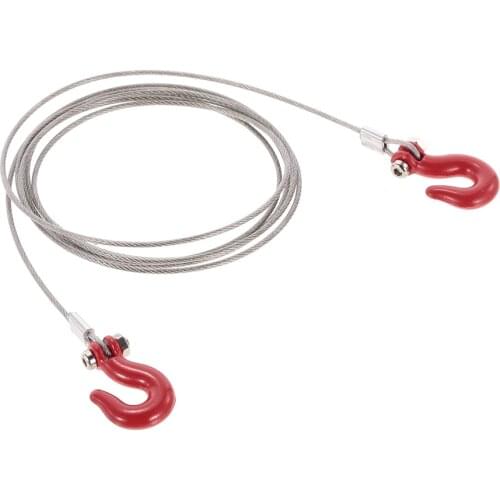 RC 1/10 RC Car Trailer Hook Tow Chain Shackle for Axial SCX10 TF2 Roock Crawler Truck Model Part