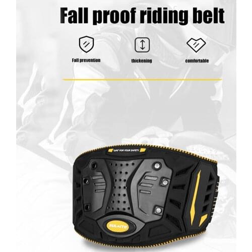 Motorcycle Waist Protector Brace Anti-Fall Motocross Off Road Racing Safety Belt Spine Protector Motorcycle Gear Equipment