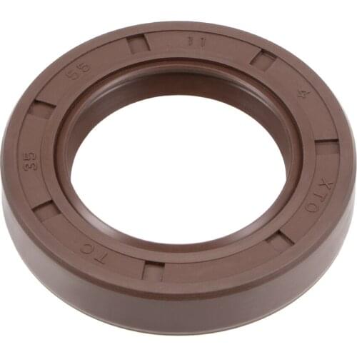 Uxcell Oil Seal 35mm Inner Dia 55mm OD 11mm Thick Fluorine Rubber Double Lip Seals