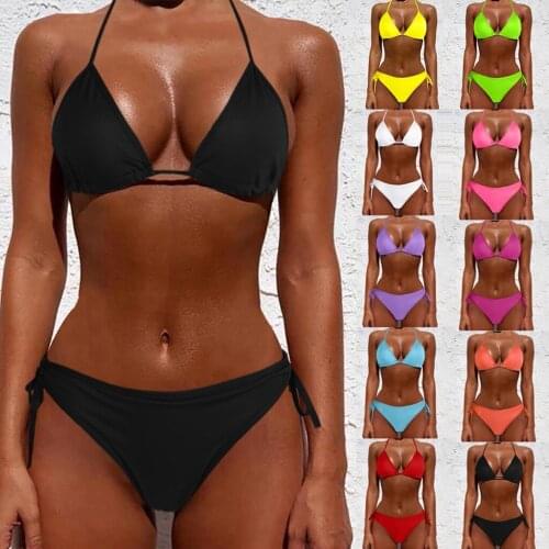 Sexy Women Swimsuit Summer 2 Pieces Beachwear Push Up Swimsuit Bikini 2021 Mujer Set Maillot De Bain Femme Kупальник Женский